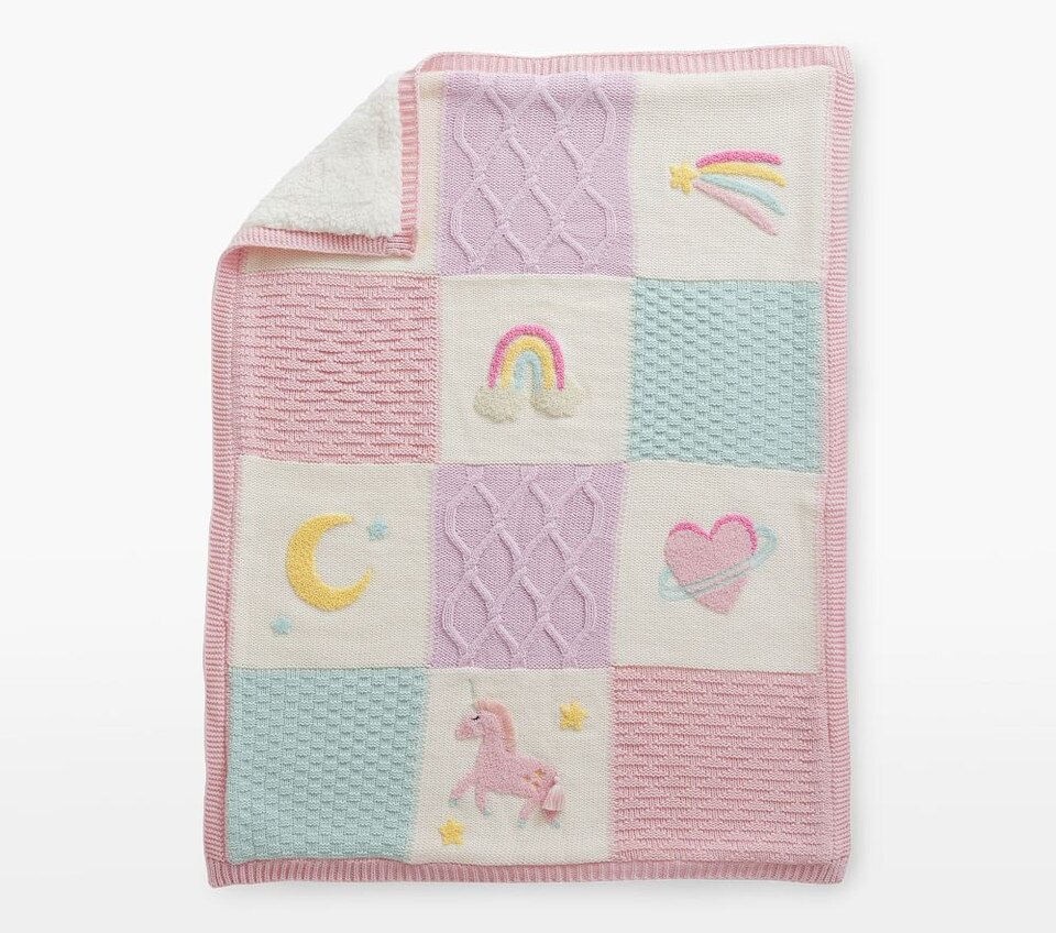Unicorn Heirloom Baby Blanket Pottery Barn Kids UK